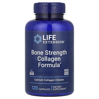 Life Extension, Bone Strength, добавка с коллагеном для укрепления костей, 120 капсул