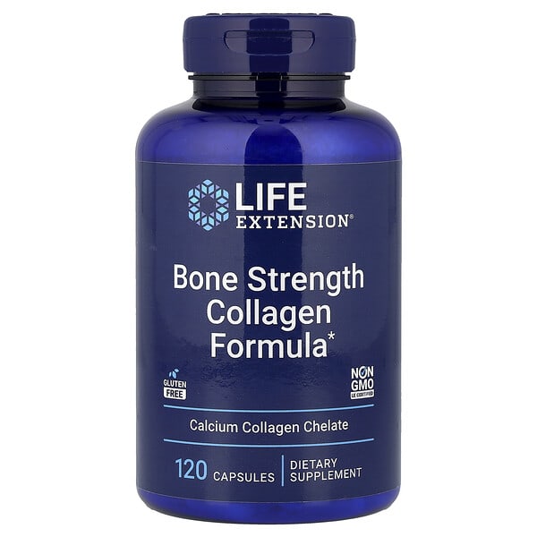 Life Extension Bone Strength Collagen Formula, 120 Capsules