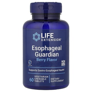 Life Extension, Esophageal Guardian, Berry, 60 Vegetarian Chewable Tablets