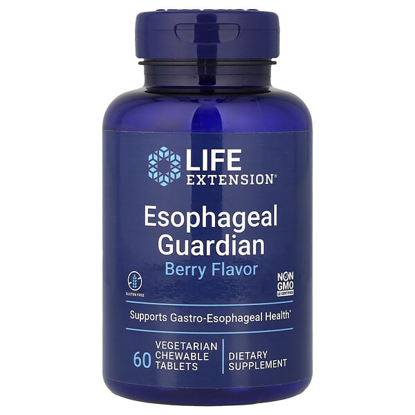 Life Extension, Esophageal Guardian, 베리, 베지 츄어블 60정