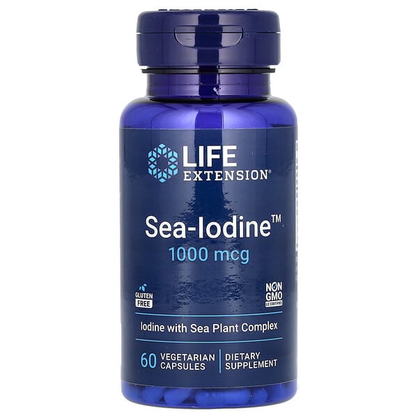 Life Extension, Sea-Iodine, 1,000 mcg, 60 Vegetarian Capsules