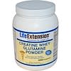 Creatine Whey Glutamine Powder, Natural Vanilla Flavor, 1 lb (454 g)