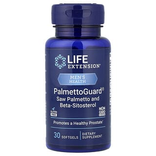 Life Extension, PalmettoGuard®, 쏘팔메토 및 베타시토스테롤, 소프트젤 30정