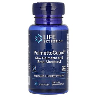 Life Extension, PalmettoGuard, Saw Palmetto dan Beta Sitosterol, 30 Kapsul Gel Lunak