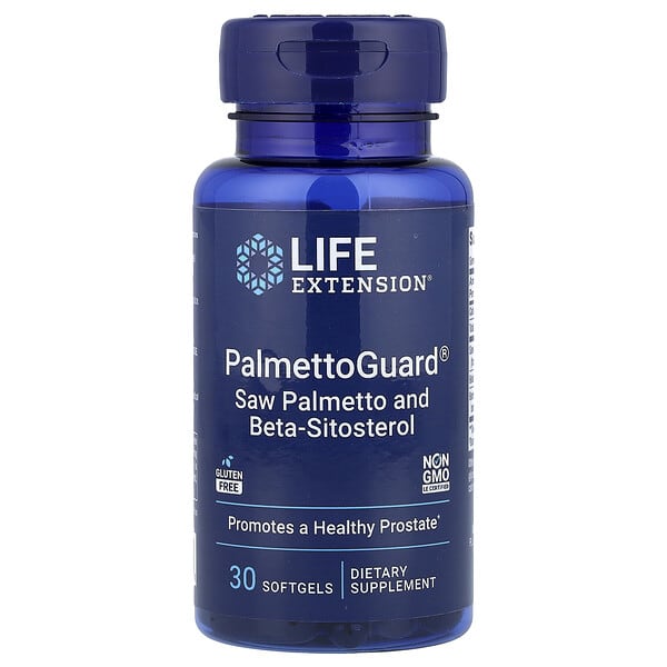 PalmettoGuard®, Saw Palmetto and Beta-Sitosterol, 30 Softgels
