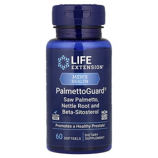 Life Extension, PalmettoGuard® 쏘팔메토, 쐐기풀 뿌리 및 베타시토스테롤, 소프트젤 60정