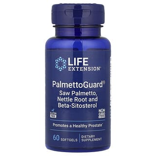 Life Extension, PalmettoGuard 鋸棕櫚/蕁麻根，含 β-穀甾醇，60 粒軟膠囊