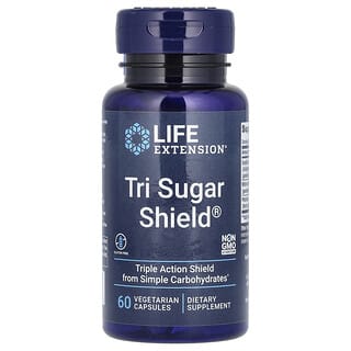 Life Extension, Tri Sugar Shield, Dreifach-Zuckerschutz, 60 pflanzliche Kapseln