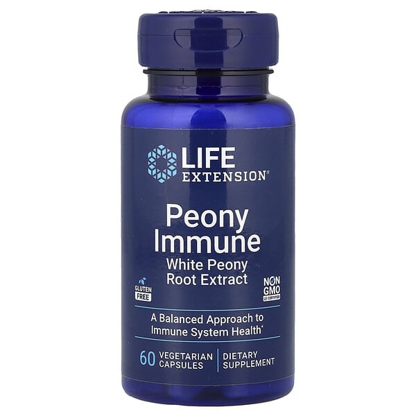 Peony Immune, 60 Vegetarian Capsules (600 mg per Capsule)