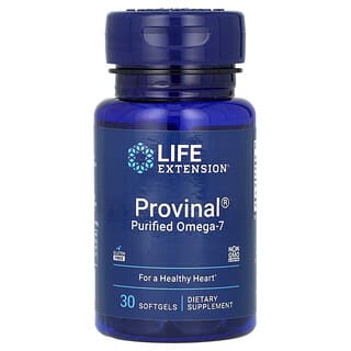 Life Extension‏, Provinal, אומגה-7 מזוככת, 30 כמוסות רכות