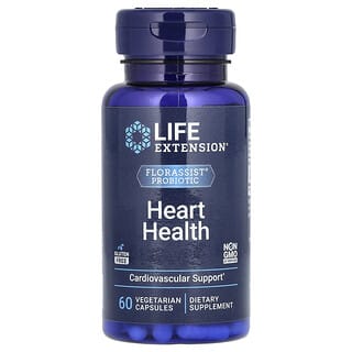 Life Extension, Florassist, для здоровья сердца, 60 растительных капсул