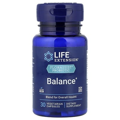 Life Extension, FLORASSIST® PROBIOTIC, Balance, 30 Vegetarian Capsules