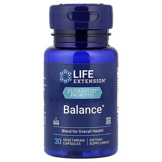 Life Extension, PROBIOTIQUE FLORASSIST®, Équilibre, 30 capsules végétariennes