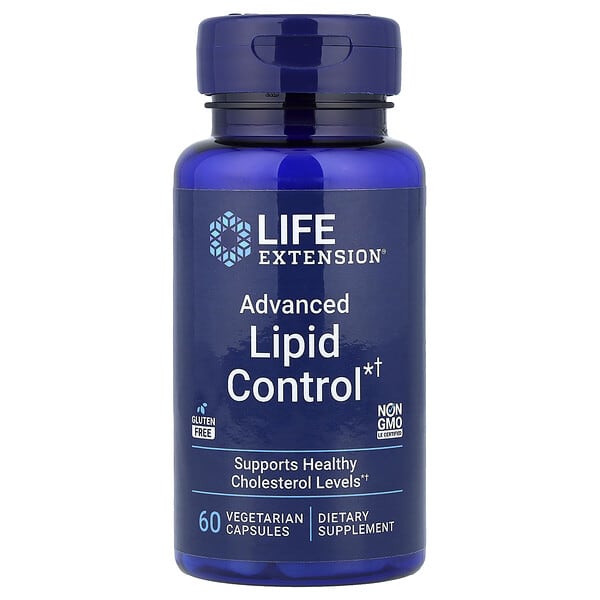 Life Extension, Advanced Lipid Control, 베지 캡슐 60정(캡슐 1정당 500mg)