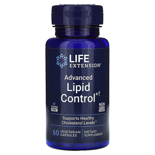 Advanced Lipid Control, 60 Vegetarian Capsules (500 mg per Capsule)