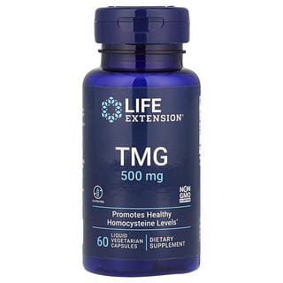 Life Extension, TMG, 1,000 mg, 60 Liquid Vegetarian Capsules (500 mg per Capsule)