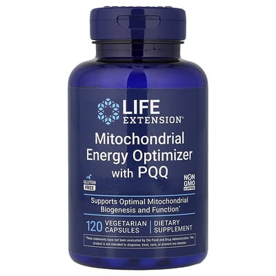 Life Extension, Mitochondrial Energy Optimiser with PQQ, 120 Vegetarian Capsules Life Extension, Mitochondrial Energy Optimiser with PQQ, 120 Vegetarian Capsules
