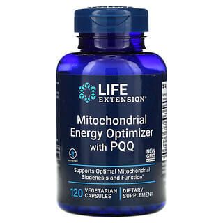 Life Extension, Optimiseur d'énergie mitochondriale avec PQQ, 120 capsules végétariennes