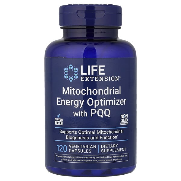 Life Extension, 含 PQQ 的線粒體能量優化配方，120 粒素食膠囊