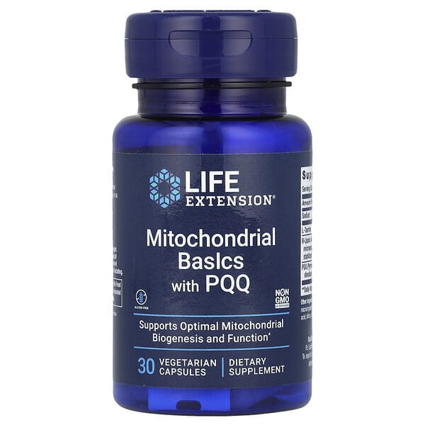 Life Extension Mitochondrial Basics with PQQ, 30 Vegetarian Capsules