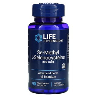 Life Extension, Семиметил L-селеноцистеин, 200 мкг, 90 вегетарианских капсул