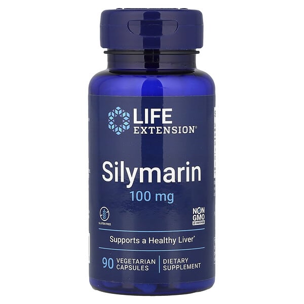 Life Extension, Silymarin, 90 Vegetarian Capsules — product photo 1