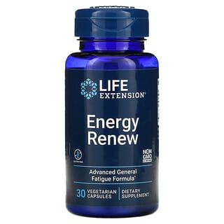 Life Extension, Energy Renew, 30 вегетарианских капсул
