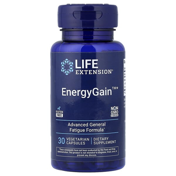 Life Extension, EnergyGain™, 베지 캡슐 30정(캡슐 1정당 200mg)