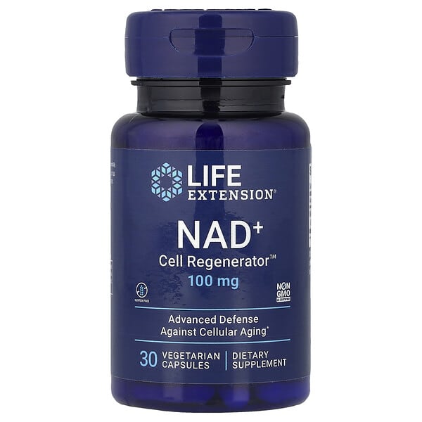 Life Extension, NAD+Cell Regenerator，100 毫克，30 粒素食膠囊