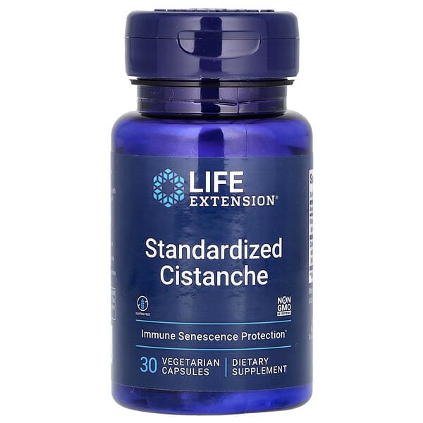 Life Extension Standardized Cistanche 30 Vegetarian Capsules