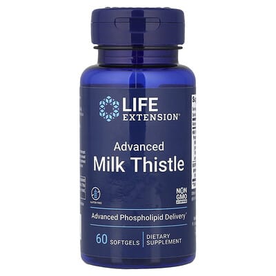Life Extension, Advanced Milk Thistle, 60 Softgels Life Extension, Advanced Milk Thistle, 60 Softgels
