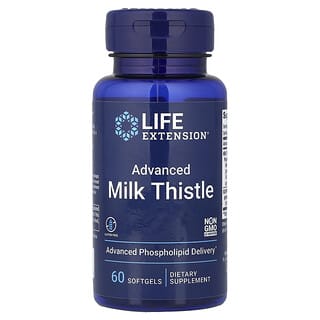 Life Extension, Advanced Milk Thistle, 60 Μαλακές Κάψουλες