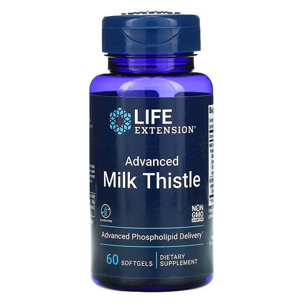 Life Extension, Advanced Milk Thistle, 60 Softgels