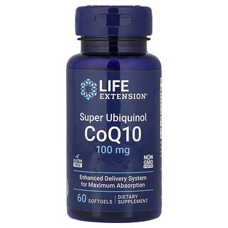 Life Extension, Super Ubiquinol CoQ10, 100 mg, 60 Softgels