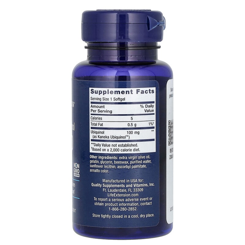 Super Ubiquinol CoQ10, 100 mg, 60 Softgels