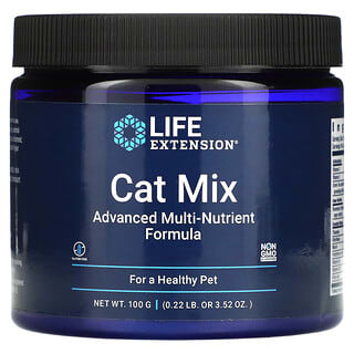 Life Extension, Mistura para gatos, Fórmula Avançada de Multinutrientes, 100 g (3,52 oz)