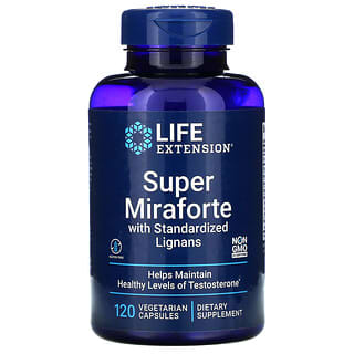 Life Extension, 含标准化木脂素的 Super Miraforte，120 粒素食胶囊
