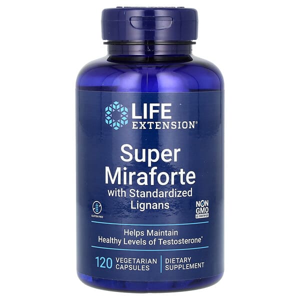 Super Miraforte with Standardized Lignans, 120 Vegetarian Capsules