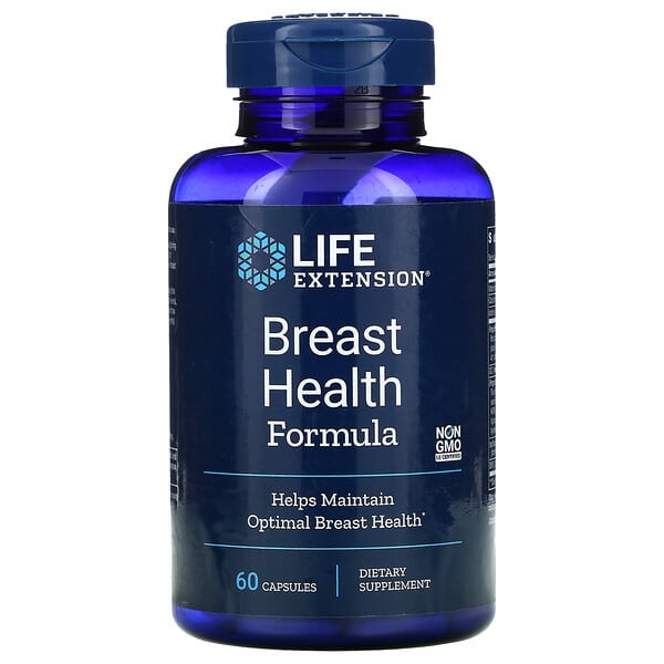 Life Extension, Breast Health Formula, 60 Capsules