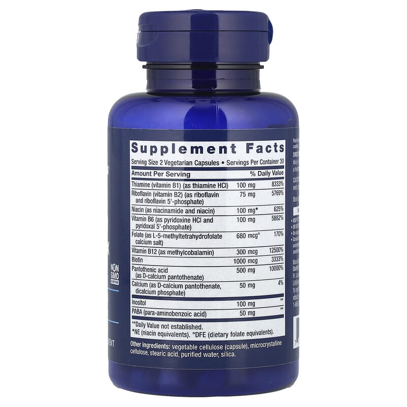 BioActive Complete B-Complex, 60 Vegetarian Capsules
