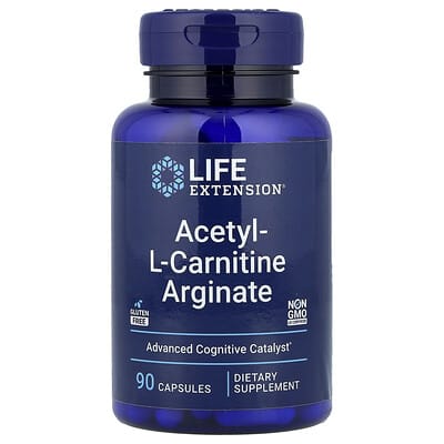 Life Extension, Acetyl-L-Arginine, 90 Vegetarian Capsules.