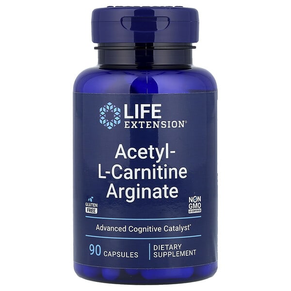 Acetyl-L-Carnitine Arginate, 90 Capsules