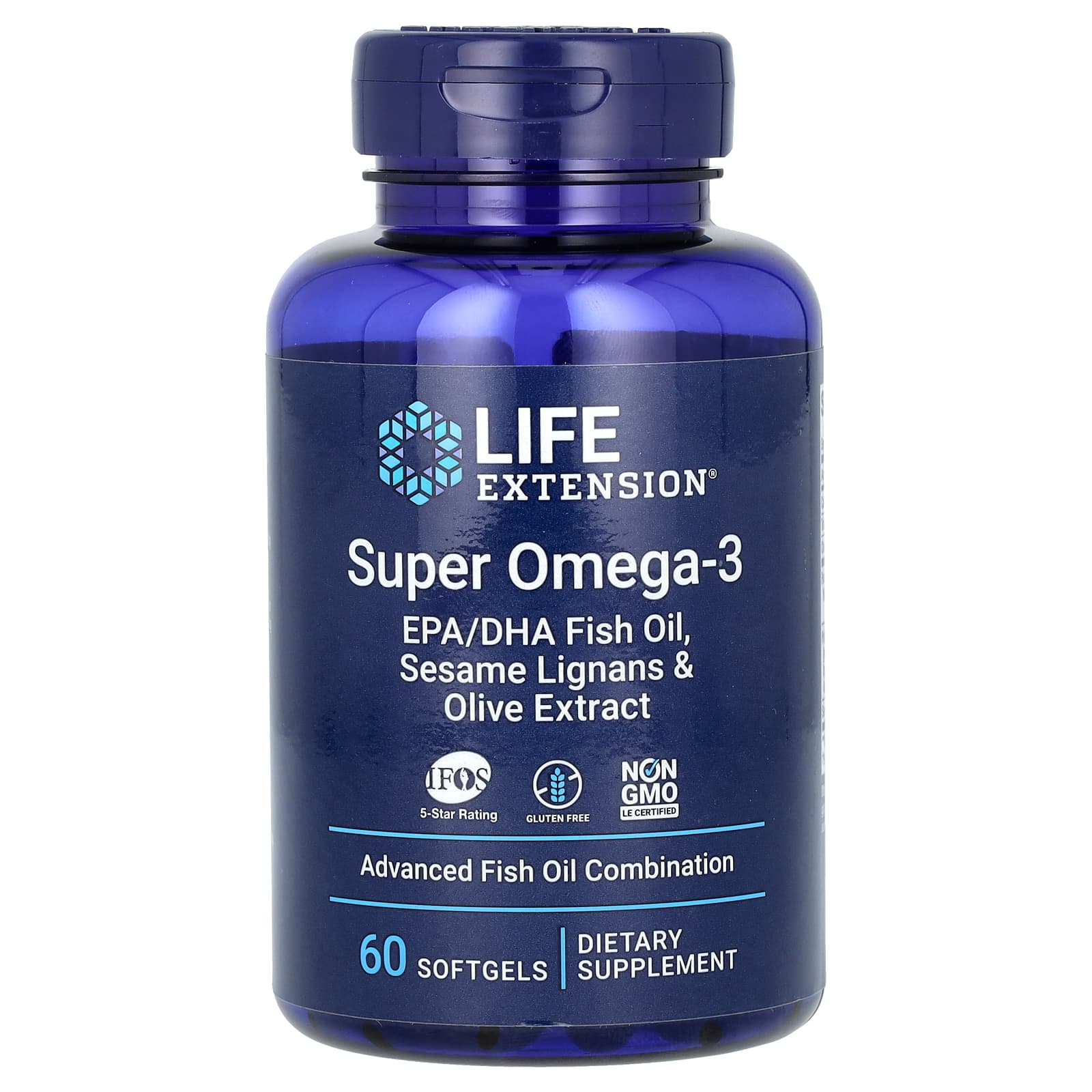 Life Extension, Super Omega3, 60 Softgels