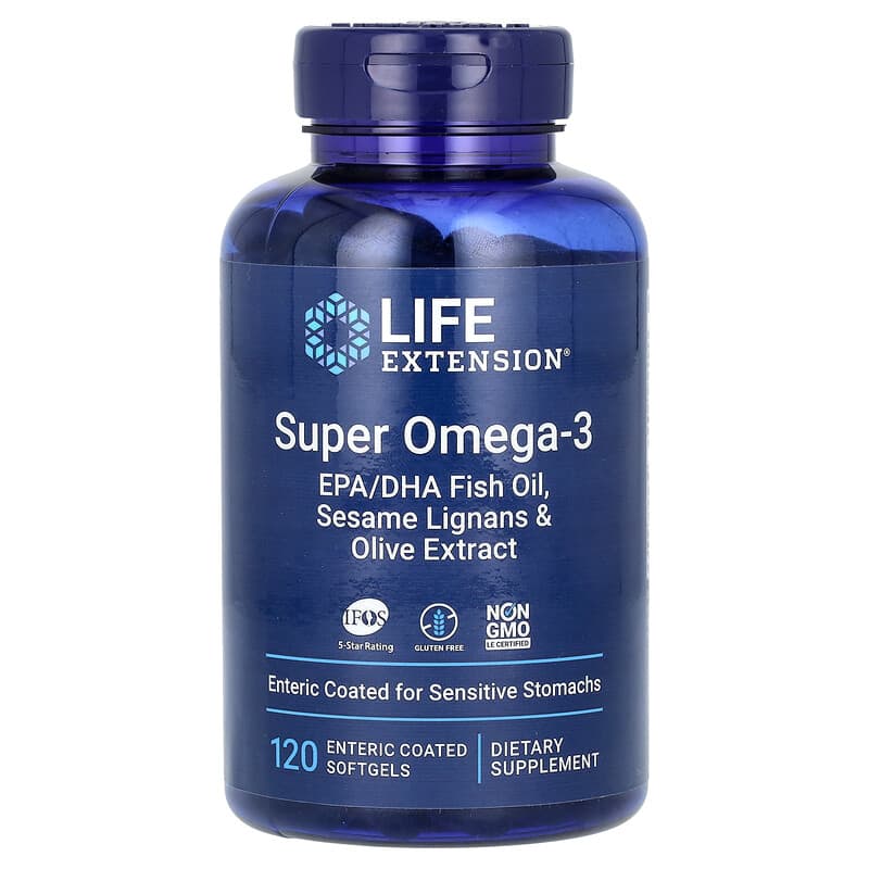 Super Omega 3 120 Enteric Coated Softgels