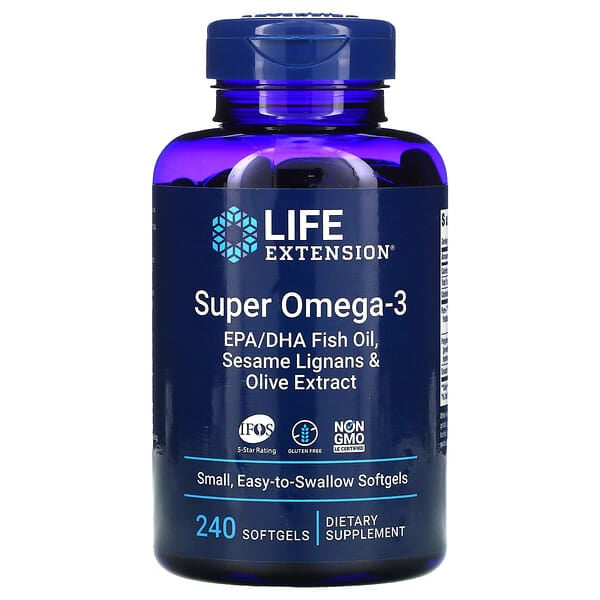 Life Extension（ライフエクステンション）, Omega Foundations, スーパーオメガ-3, 240ソフトジェル