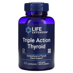 Life Extension, Triple Action Thyroid, 60 Capsules
