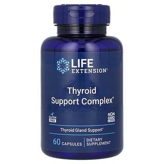 Life Extension, комплекс для поддержки здоровья щитовидной железы, 60 капсул