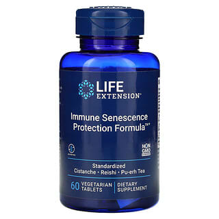 Life Extension, Immune Senescence Protection Formula（イミューンセネセンス プロテクションフォーミュラ）、植物性タブレット60粒