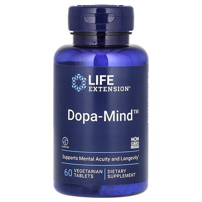 Life Extension, Dopa-Mind, 60 Vegetarian Tablets