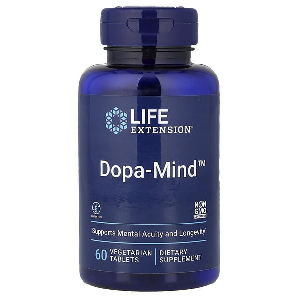 Life Extension, Dopa-Mind, 60 de tablete vegetariene